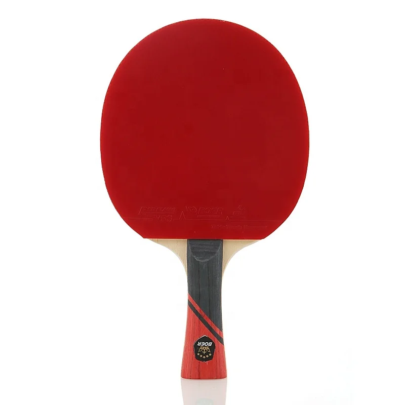 BOER 3 Star Table Tennis Racket Paddle Penhold or Shake Hand Indoor Outdoor Ping Pong Rackets Bat Double Face Pimples Rubber |
