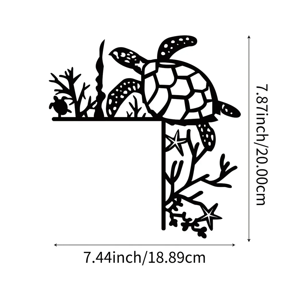 HelloYoung украшение в виде черепахи океаническое оформление настенная
