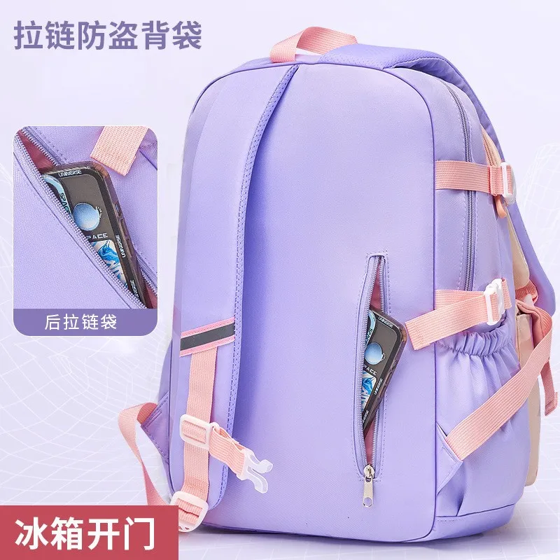 Новый школьный рюкзак для девочек AW Primary School, легкий детский рюкзак Kawaii, водонепроницаемые сумки, красочный дорожный рюкзак, Mochilas, подарки (art.: 3920dc3dfa57f) - 3920dc3dfa57f
