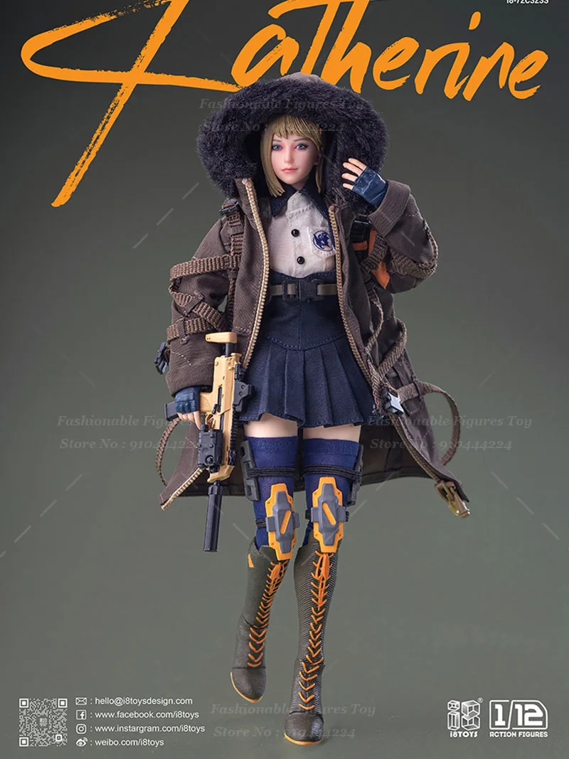 i8Toys i8-72C323 1/12 Женский солдат Кэтрин Серена Хаунд Серия Боевая девушка Полный набор