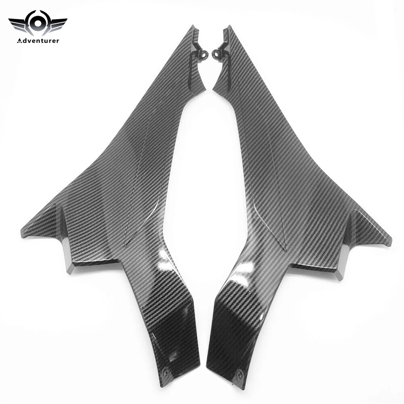 

For Kawasaki Ninja 400 2018-2020 Hydro Dipped Carbon Fiber Finish Gas Tank Side Cover Panel Fairing
