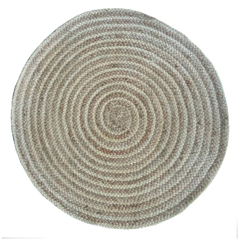 

Rug Runner 100% Natural Jute Handwoven Style Double Sided Contemporary Look Rug