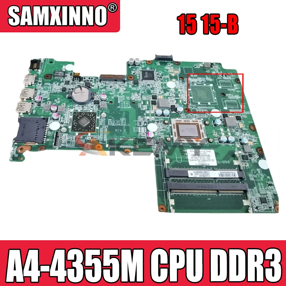 

Akemy For HP Pavilion 15 15-B Laptop Motherboard A4-4355M CPU DDR3 709173-501 709173-001 MAIN BOARD Full Tested