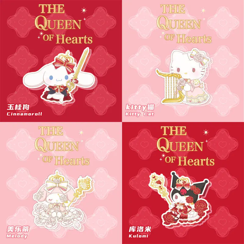 

Kawaii Sanrioed Anime Cartoon series HelloKitty Kuromi Cinnamoroll cute Fashion creative hearts Queen decorat folder note holder