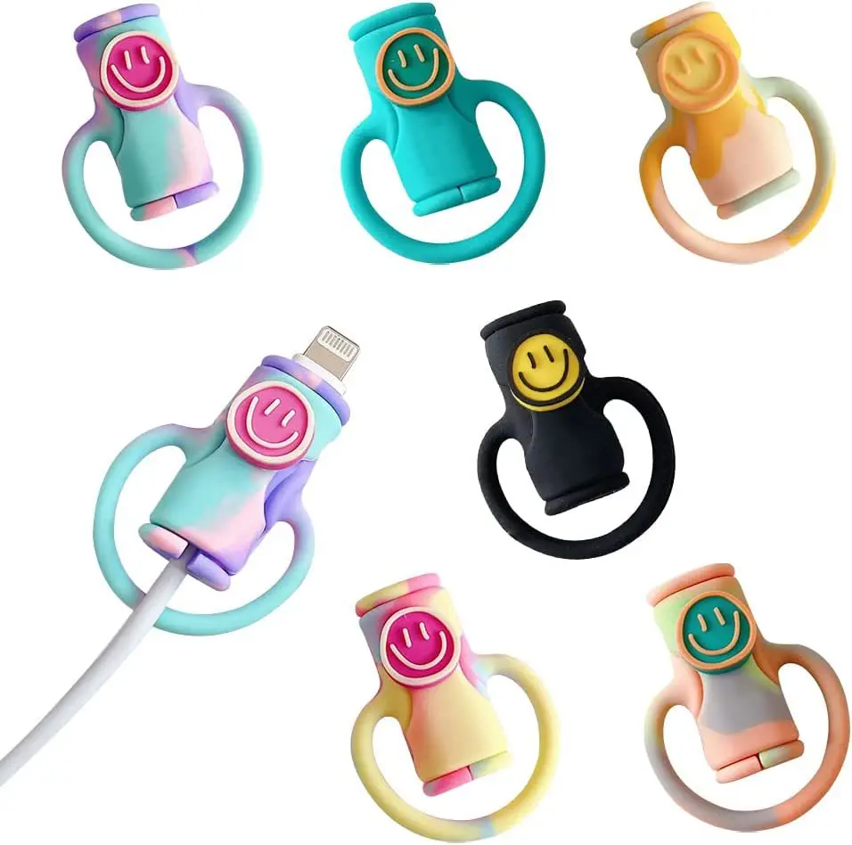

Cable Protector Data Line Cord Protector Protective Case Cable Winder Cover For iPhone 14 13 USB Charger Cable Earphone Protect