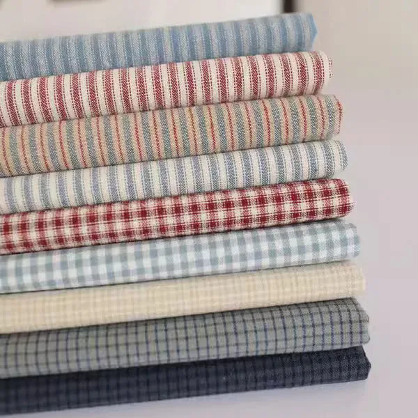 Красный бежевый черный цвет японская ткань окрашенная в пряже сделай сам