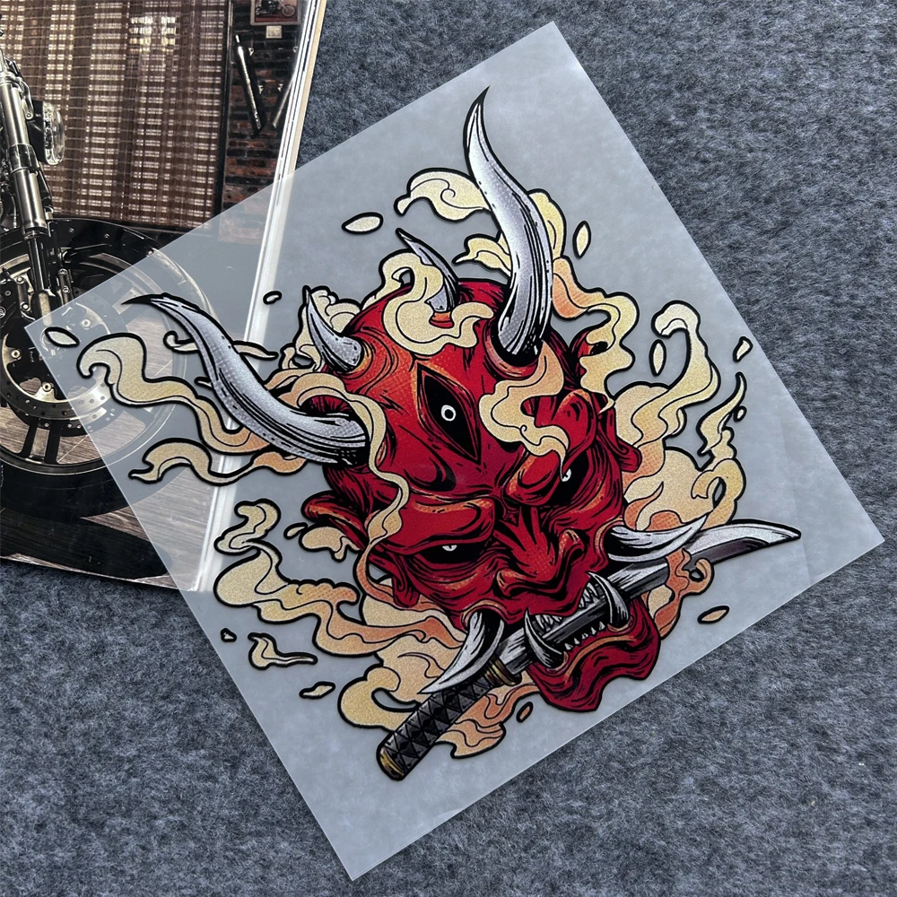 

Японские наклейки JDM на автомобиль, демон, Самурай, декор для мотоцикла, мотоцикла, скутера, корпуса автомобиля, окна, топливный бак, крышка