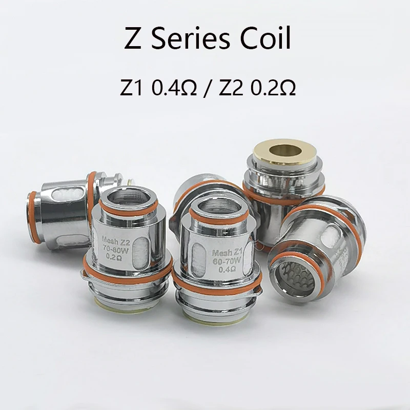 

Z Series Zeus Replacement Mesh Coil Z1 0.4ohm Z2 0.2ohm For GeekVape Zeus Sub Ohm Tank, Aegis Max Kit, Obelisk 120FC/200