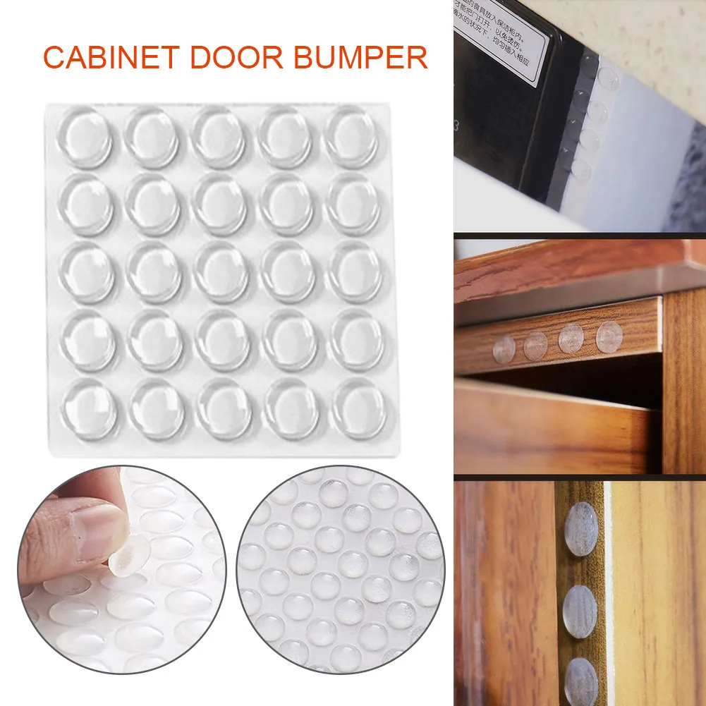 

118pcs Clear Cabinet Door Bumper Combo Pack Drawer Pad Wall Silicone Cutting Board Self Adhesive Glass Top Buffer Picture Frame