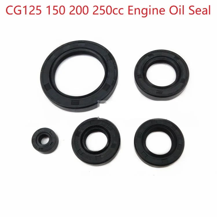 

motorcycle cg 150cc 200cc 250cc 50cc engine oil seal 110cc 125cc zongshen loncin lifan 70cc 90cc dirt pit bike monkey kayo bse