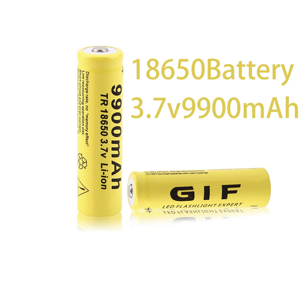 

TR 18650 battery 3.7V 9900mAh rechargeable battery Li-Ion pour LED flashlight Hot New High Quality