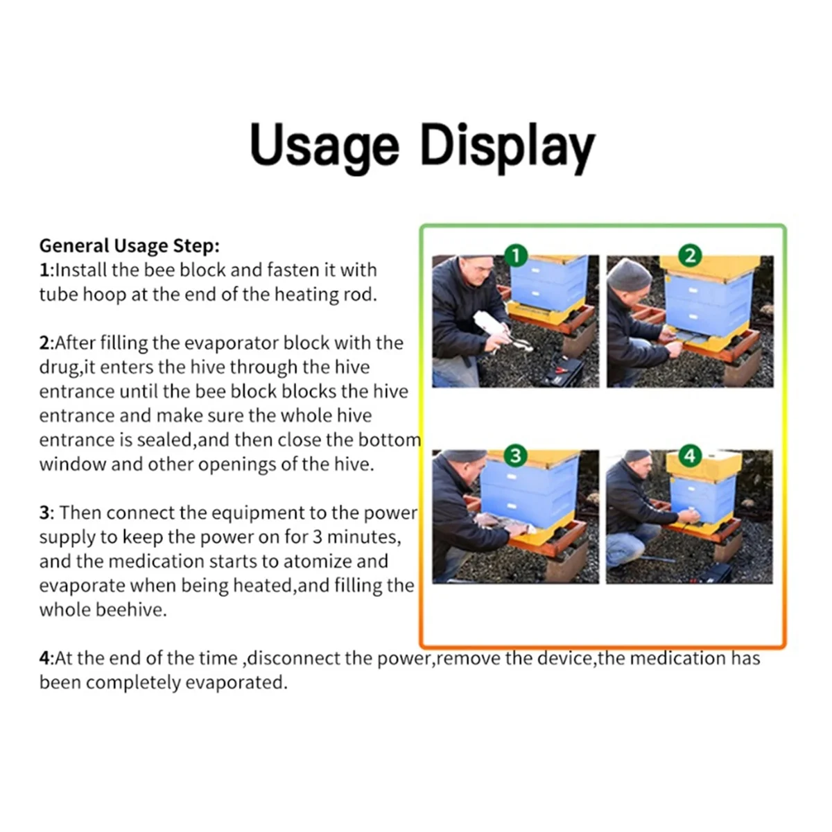 Испаритель с бычевой кислотой второго поколения 12 В инструмент для лечения