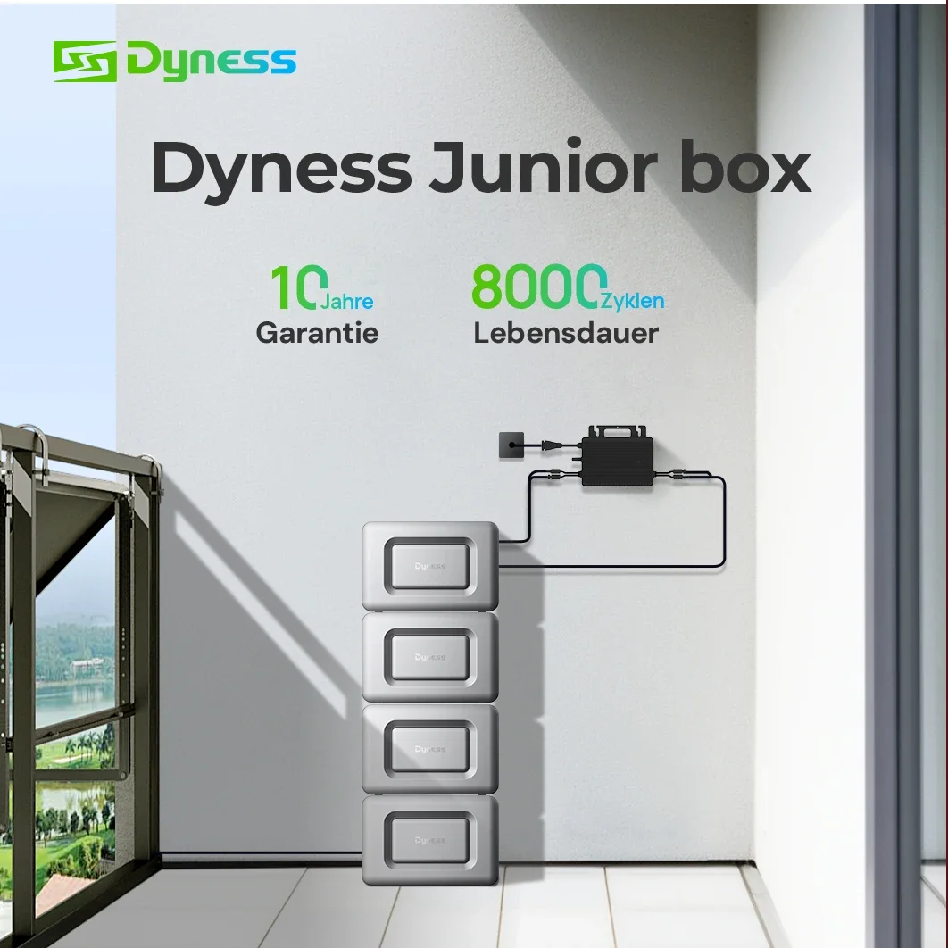 Фото Dyness Plug and Play 800 Вт Балконная солнечная система 1,6 кВтч Штабелируемая система хранения батарей на балконе с №3