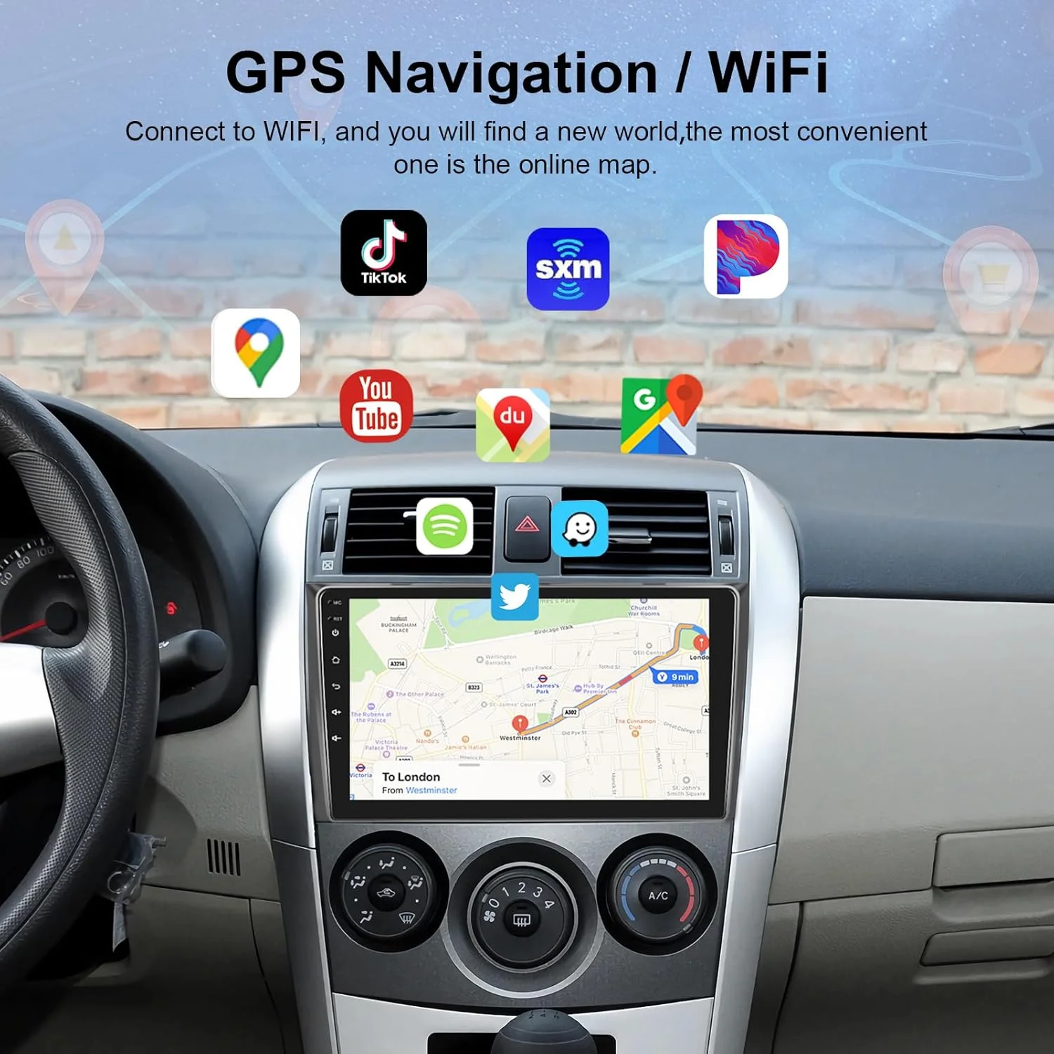Фото Android 15 Carplay Auto WIFI + 4G автомобильный радиоприемник мультимедийный плеер для Honda Accord 6 1998-2003 DSP авторадио стерео 2din головное устройство №4