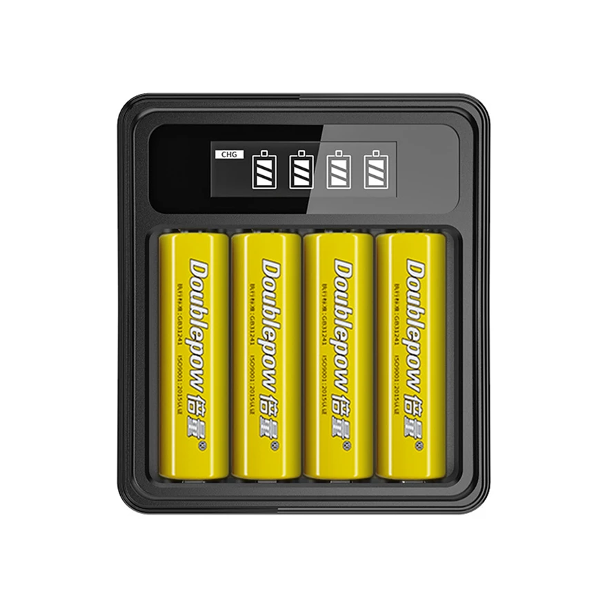 

4PCS Original 1.5v 3400mWh AA Rechargeable Battery + 4 Slot Universal AA AAA Smart USB Charger