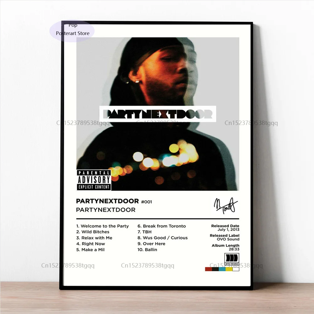 GX709 PartyNextDoor Music Tracklist альбом поп-музыка Обложка постер печать на холсте картина