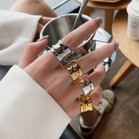 broadside aesthetic rings for women open fashion style wholesale items for business jewelry 2022 trend aesthetic accessories