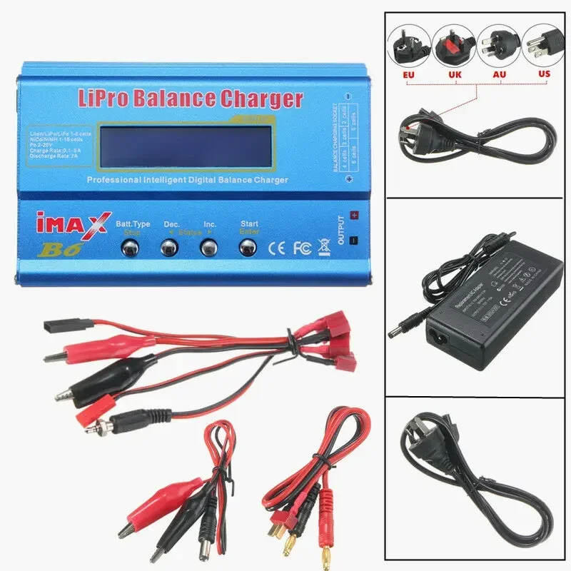 iMAX B6 80W 6A NiMh литий-ионный Ni-Cd цифровой аккумулятор Lipo балансное зарядное