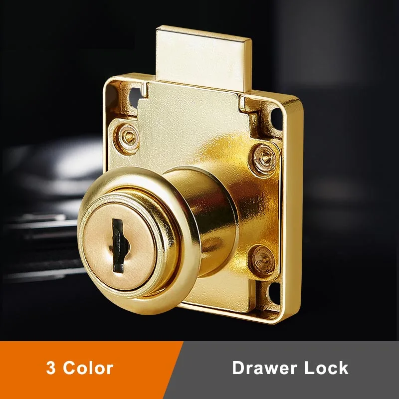 

Desk Drawer Lock Zinc Alloy22/32mm Silver Gold Blcak Wardrobe Locks Cabinet Locks Furniture Cam Locks Drilling with Keys