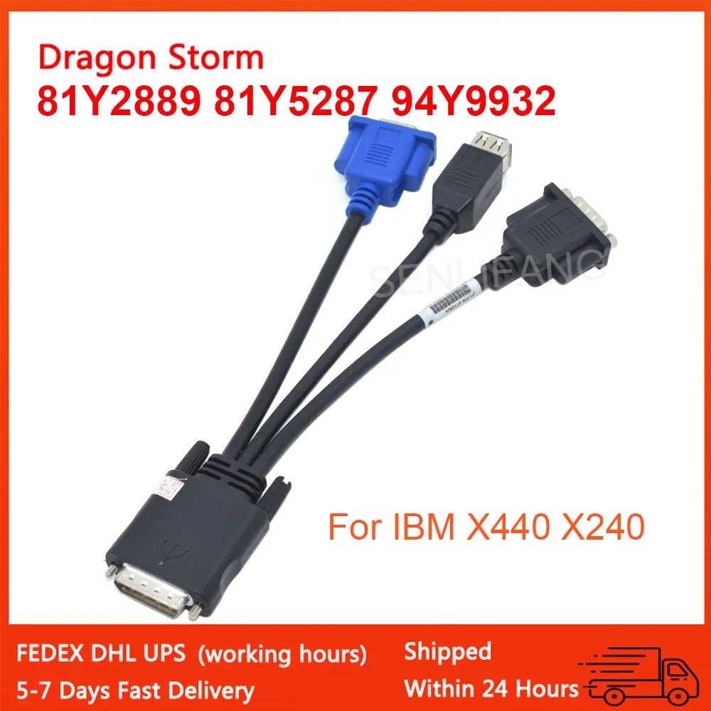 28-контактный кабель адаптера для IBM X440 X240 гибкий 81Y2889 81Y5287 94Y9932 81Y2894