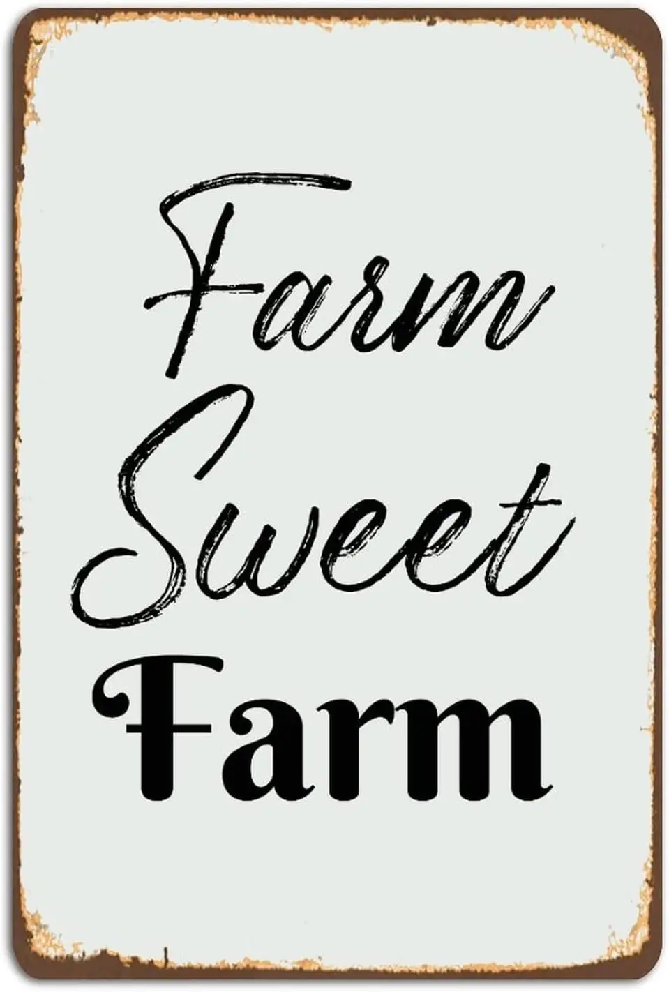 Nsprnl Цитаты Vntge Metl Sgn Retro Frm Sweet Tn Rustc Wll Plque 8 12 nch