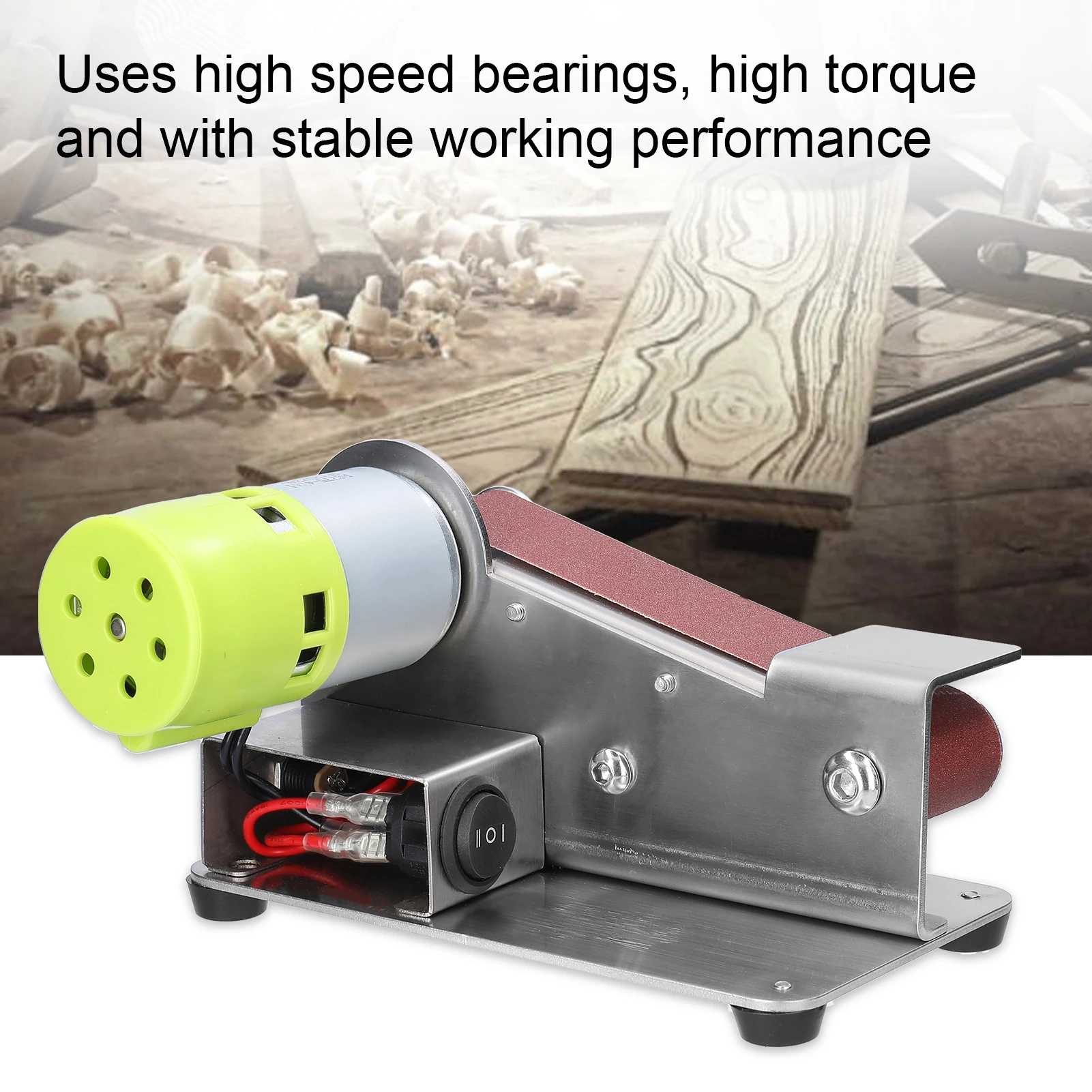 

Edges Paper With Multifunctional 10pcs Grinding 30mm Sander Grinder Sanding Electric Belt Sharpener Cutter Polishing Machine