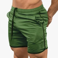 mens high quality bodybuilding shorts summer trend simple casual fitness beach sports running shorts plus size
