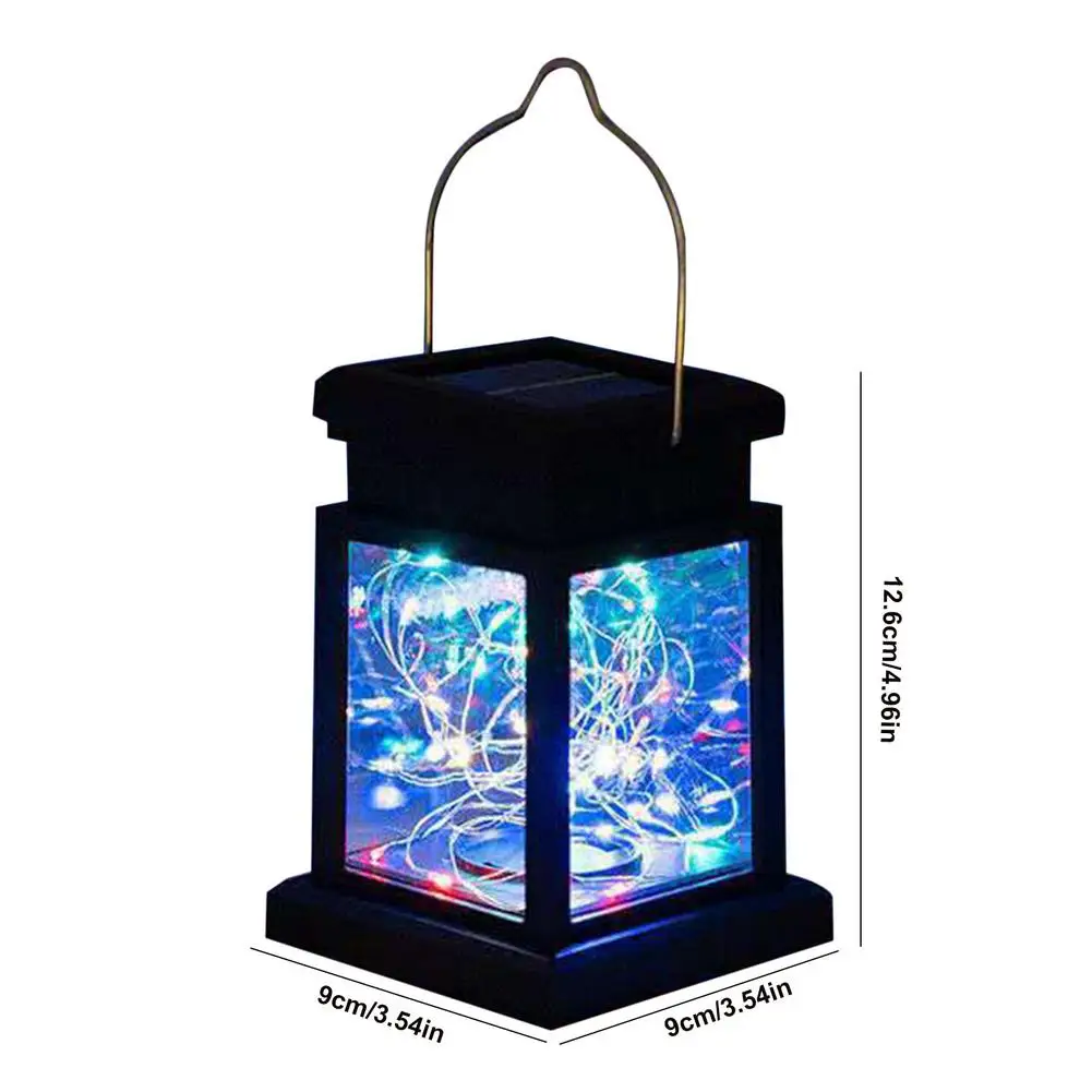 

Retro Solar Lanterns Waterproof Outdoor Solar Powered Hanging Lights Garden Decorative Light Patio Landscape Lamp Festival Decor