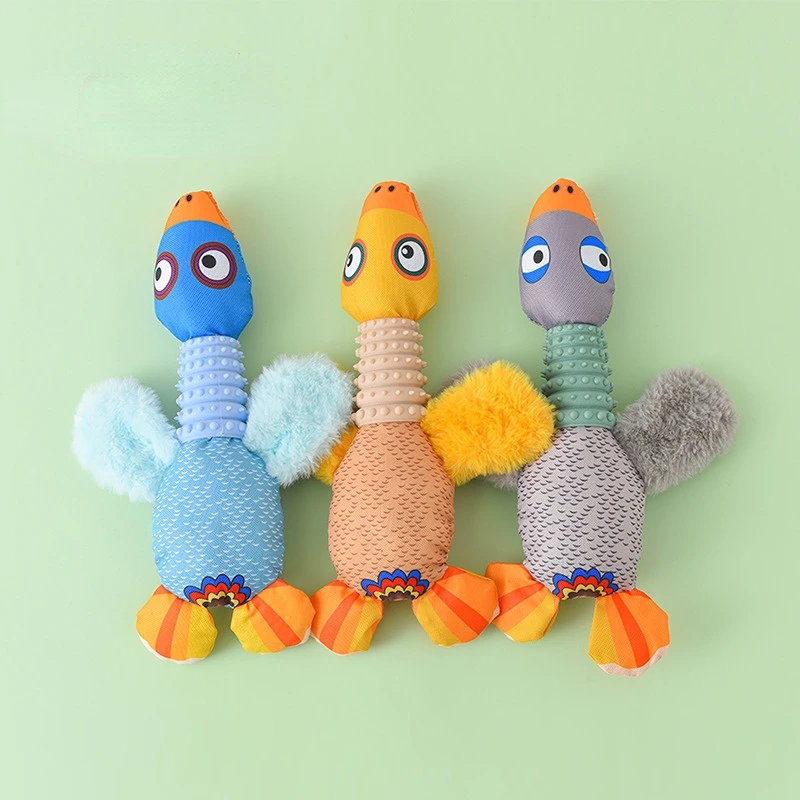 

Pet Training Toy Gnawing Teeth Molar Dog Toy Goose Doll Pet Cat Supplies Toy