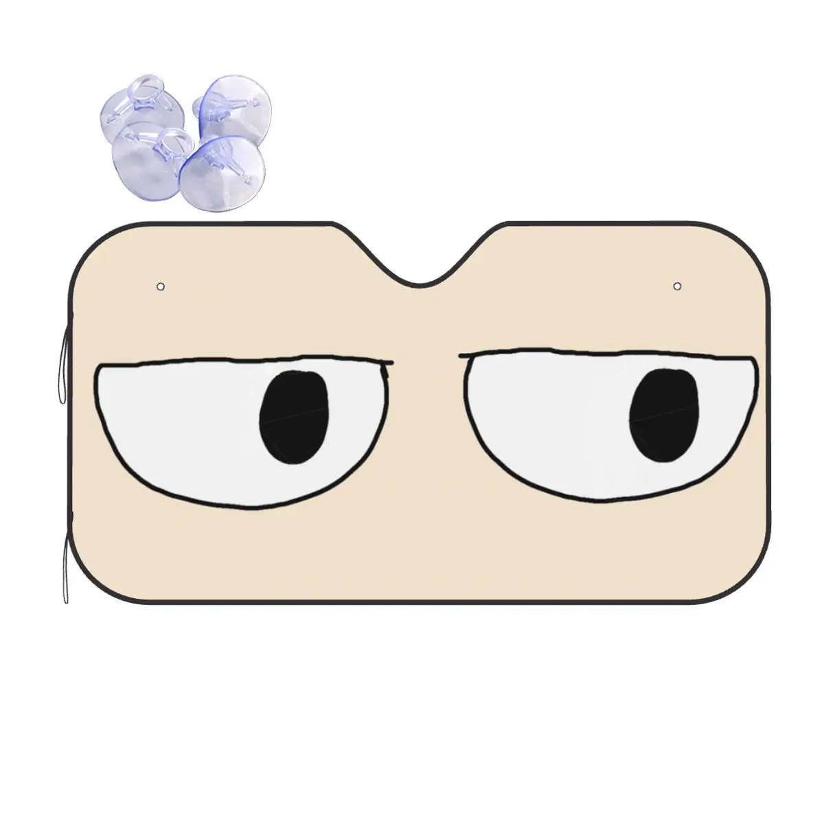 

Eyes Awesome Windshield Sunshade 76x140cm Anime Aluminium Foil Car Sunshade Accessories Covers