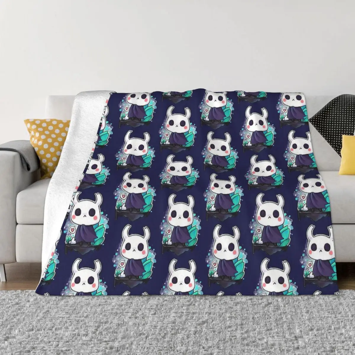 

Полая рыцарская команда Приключения вишни игра Chibi мем одеяло Фланелевое украшение портативное домашнее покрывало