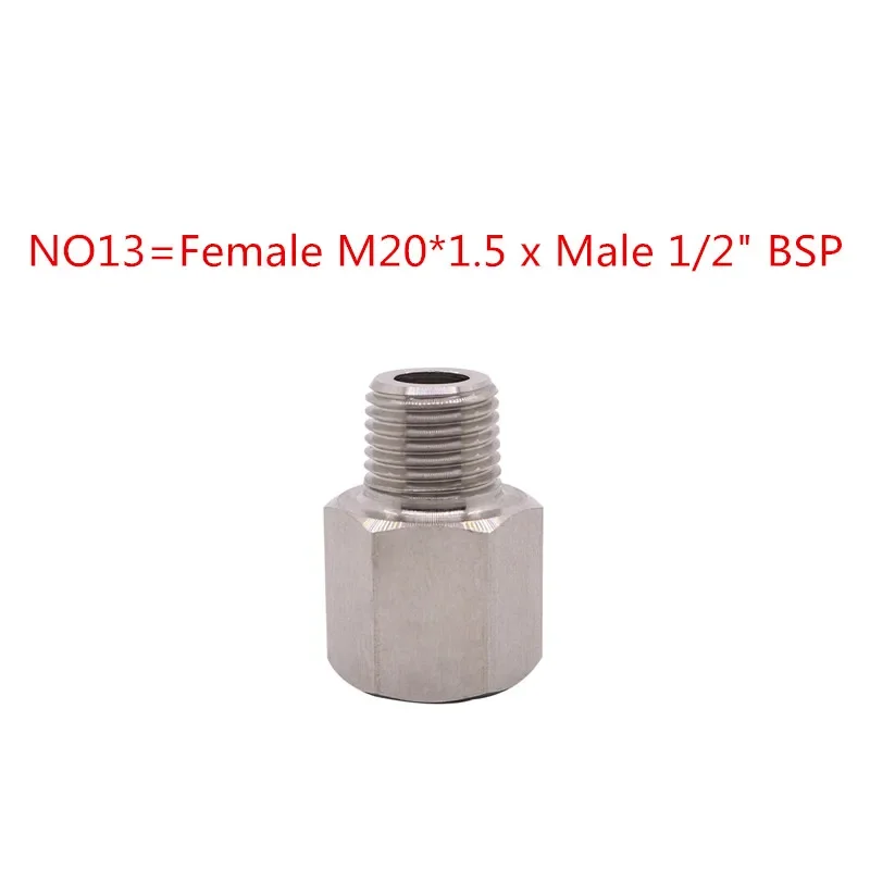 

M10 M14 M16 M20 1/8 "1/4" 3/8 "1/2" BSP штекер-гнездо 304 гнездо из нержавеющей стали устойчивый к высокому давлению фитинг для труб