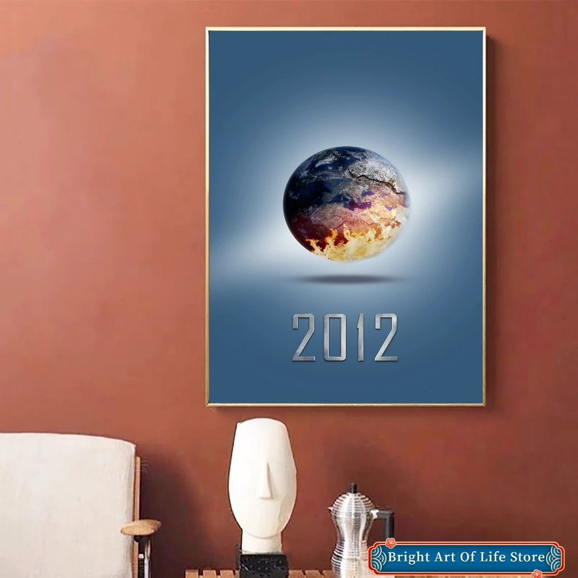 

2012 (2009) плакат из фильма, художественная Обложка, Фотопечать со звездами, Декор для дома в квартире, настенная живопись (без рамки)