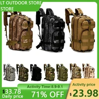 nylon unisex waterproof military tactical backpack suitable for sports camping hiking fishing hunting 30 liters capacity