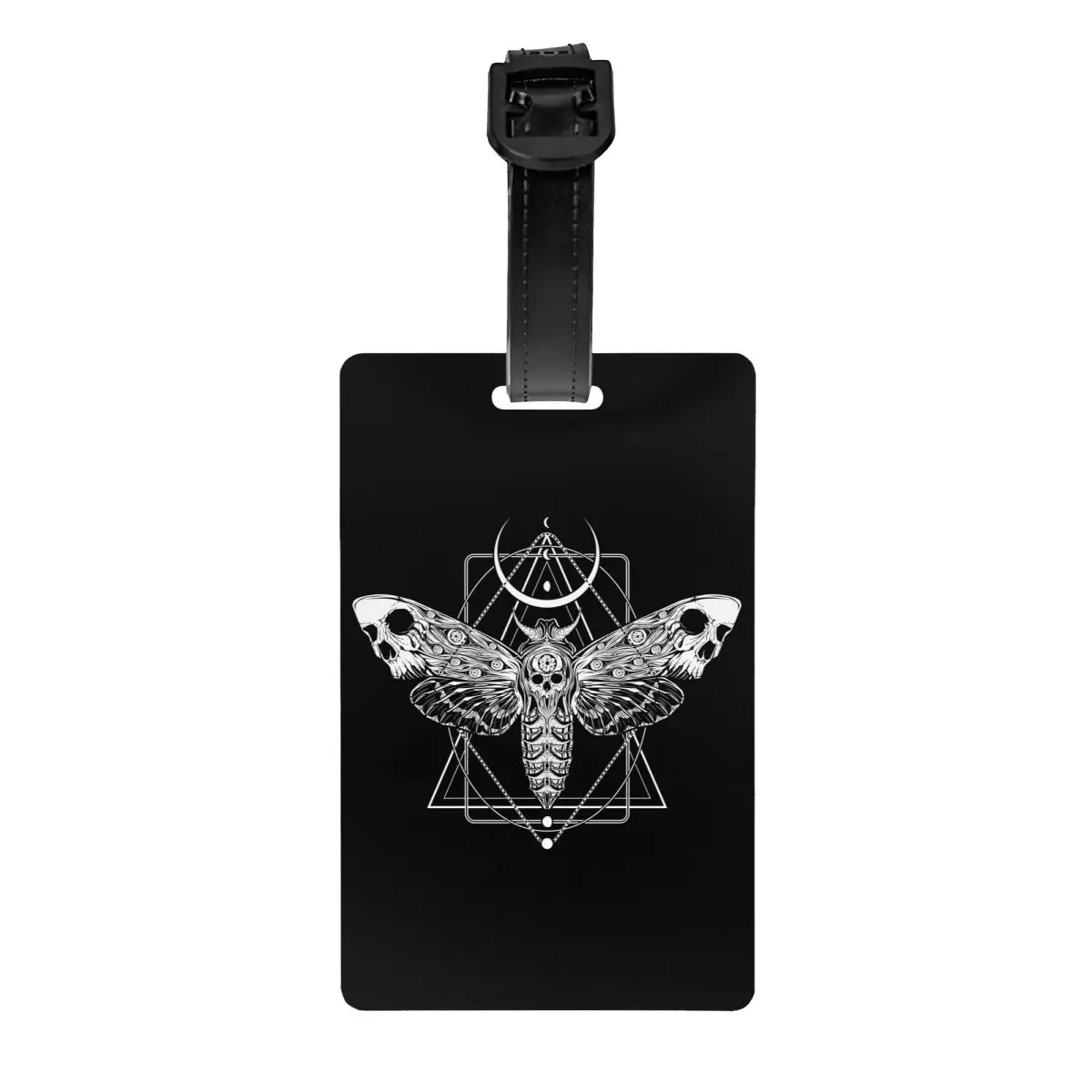 

Багажные бирки Surreal Death Moth для чемодана для путешествий тишина ягнят Готическая ведьма Личная Обложка идентификационная этикетка