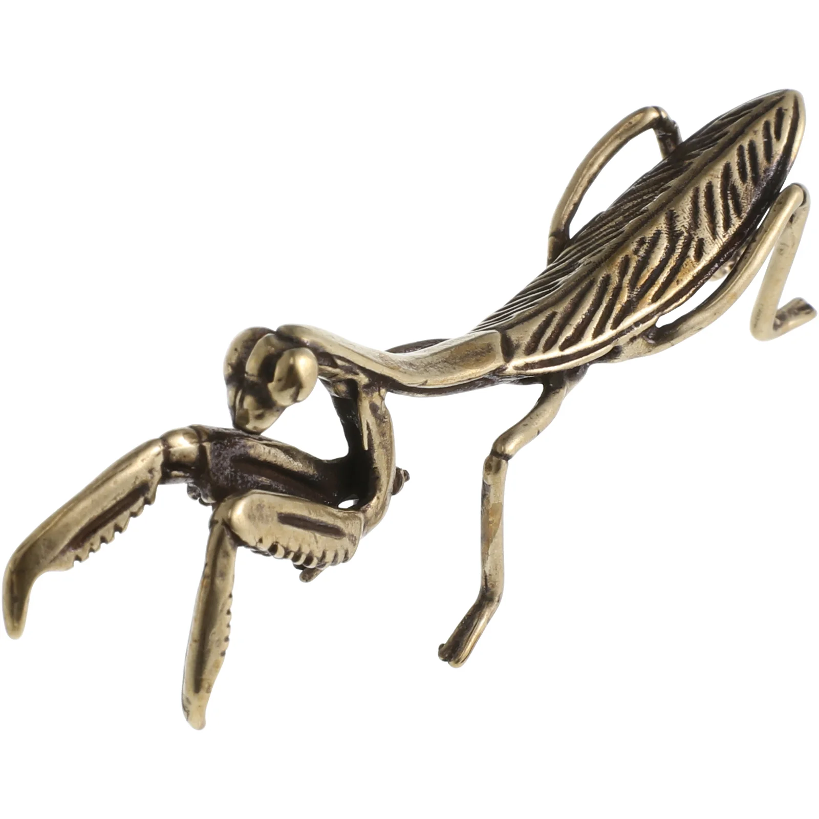 

Table Home Ornament Mantis Statue Brass Desktop Decor Tabletop Adornment Insect Toys
