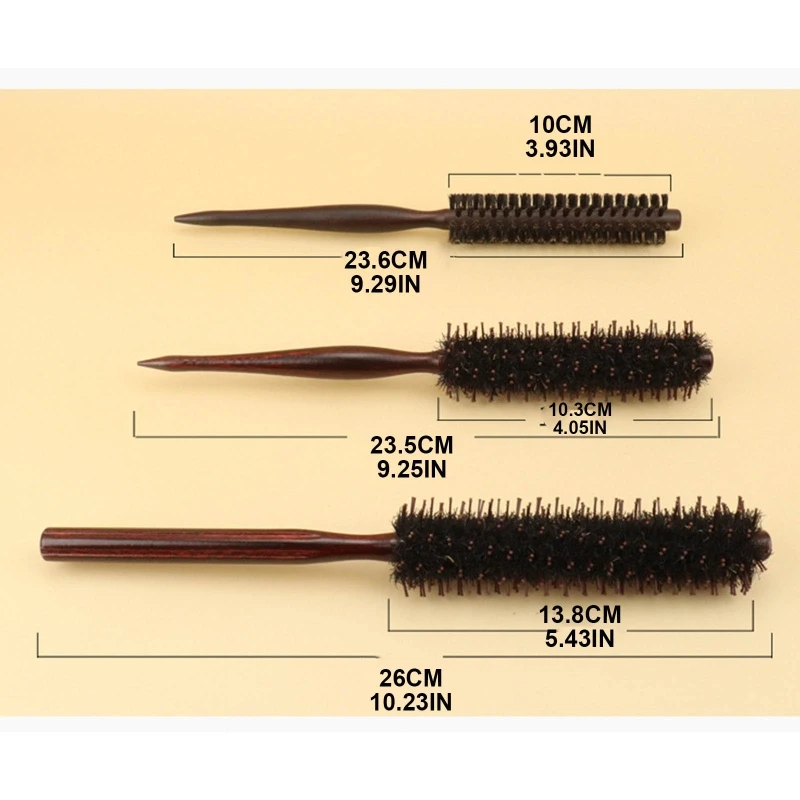 

Bristle Anti-Static Comb Detangling Hair Brush Scalp Massage Hairdressing Tool