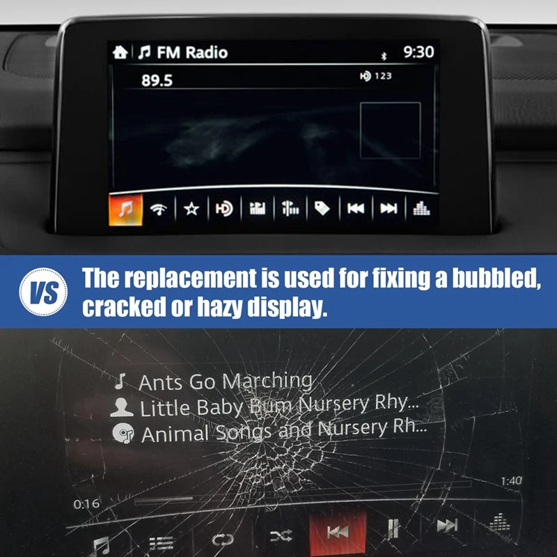 8-дюймовый сенсорный экран стекло дигитайзер замена навигации для Mazda CX9 CX-9 2016-2019