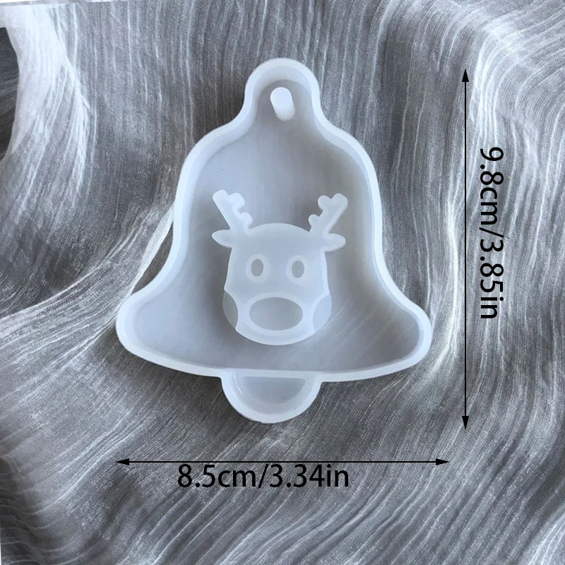 Novaya Rodjes) aya Силиконовая форма с Jinglei Loush Kolokolchik Рождественская елка Подвеска Stuckurtka