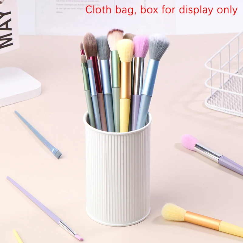 13 шт. набор мягких пушистых кистей для макияжа косметики тональный крем румяна