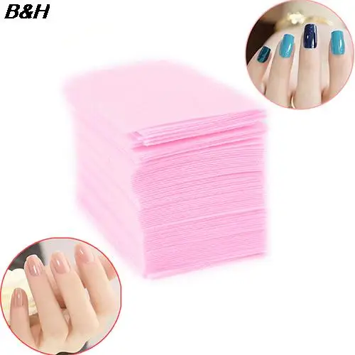 

70 шт., розовые безворсовые салфетки для снятия лака для ногтей