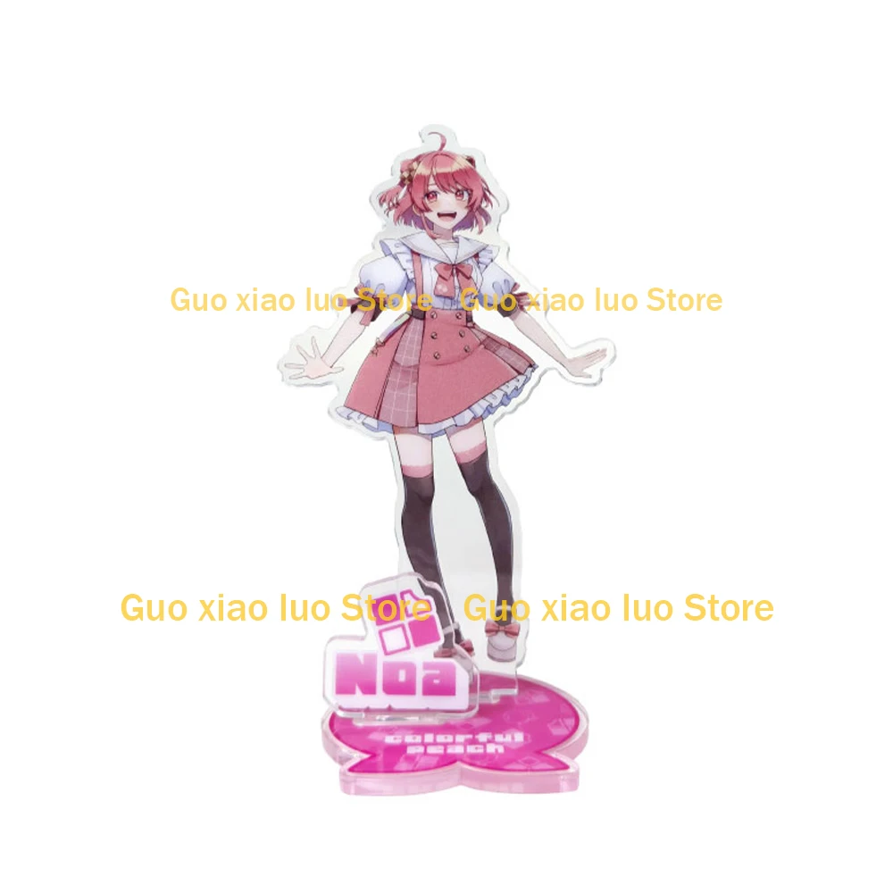 Фото Mini World VTuber Красочный персиковый JPAPA Noa Yuankun Tattsun Siva DNQ Uri Eto Hiro Mofu Naokiri Двойная акриловая подставка украшение в подарок №3