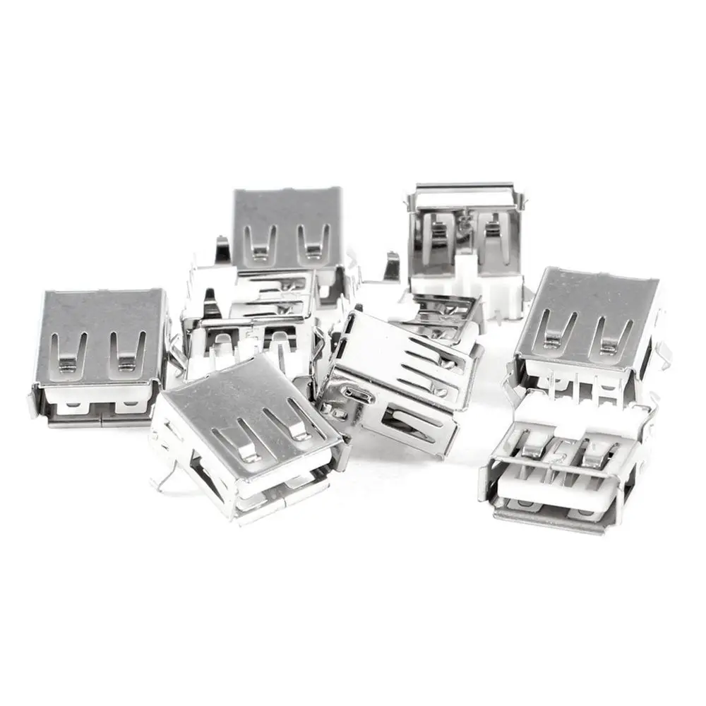 Usb разъем компьютера. 5pcs usb 3.0 a type male plug connector. 10pcs usb гнездо тип-b порт 4-pin прямым углом печатная плата dip jack socket gsss h6—. 4pcs разъем. ieee-1394 fire wire 4pin socket pcb dip right angle type.