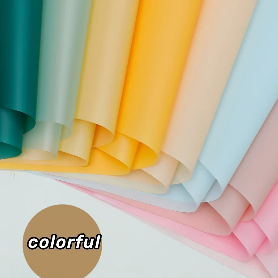 ity 20 шт. бумажный материал для упаковки цветов полупрозрачная матовая однотонная