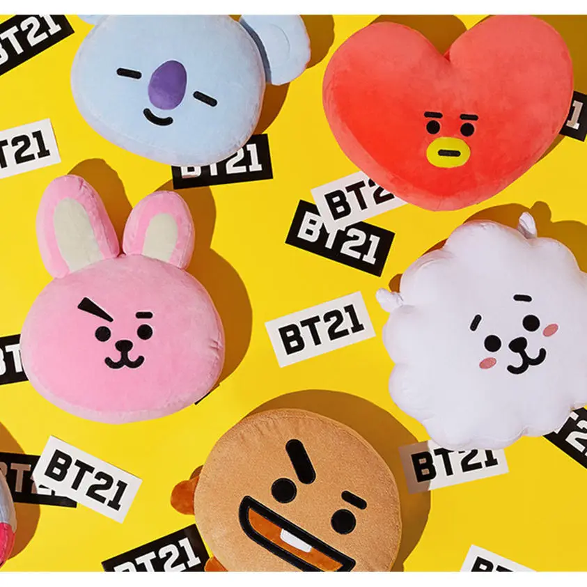 

30*40cm Kpop Bt21 Star Plush Toys Decorative Pillows Cartoon Stuffed Animal Sheep Koala Rabbit Dog Kawaii Gifts for Fans of ARMY