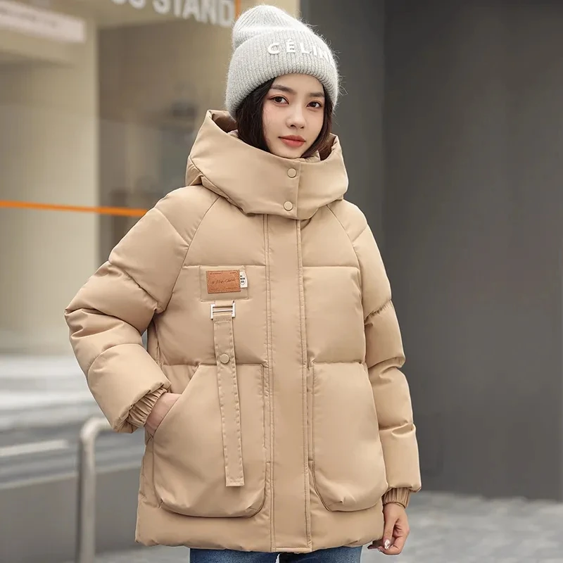 Формальная пуховая куртка на хлопковой подкладке женское пальто новое зимнее Y2k