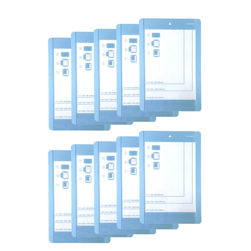 

10 шт., коврик для карт Cricut Joy, 4,5X6,25 дюйма