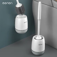 tpr soft toilet brush head wall mounted or floor standing toilet brush household cleaning tool bathroom accessories sets
