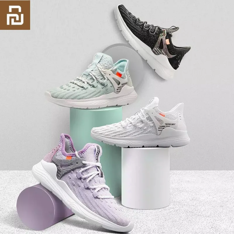 

Youpin Yearcon Fly Knits Men Sneakers Running Shoes Non-Slip Resistant Breathable PU Insoles Sports Shoes For Smart Home