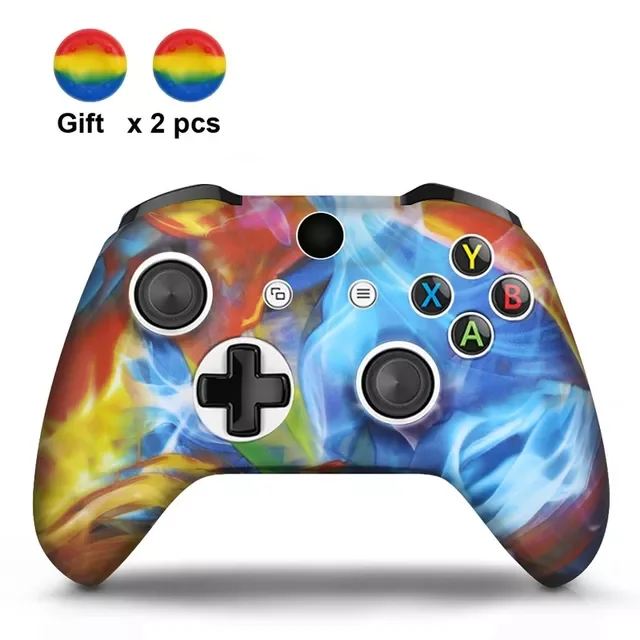 

Silicone case For Xbox One Slim Joystick Soft Protective Controller Protection Cover for XBox One X/S Skin Thumb Grips Caps